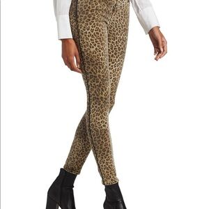FRAME | Leopard Print Skinny Jeans Pants
